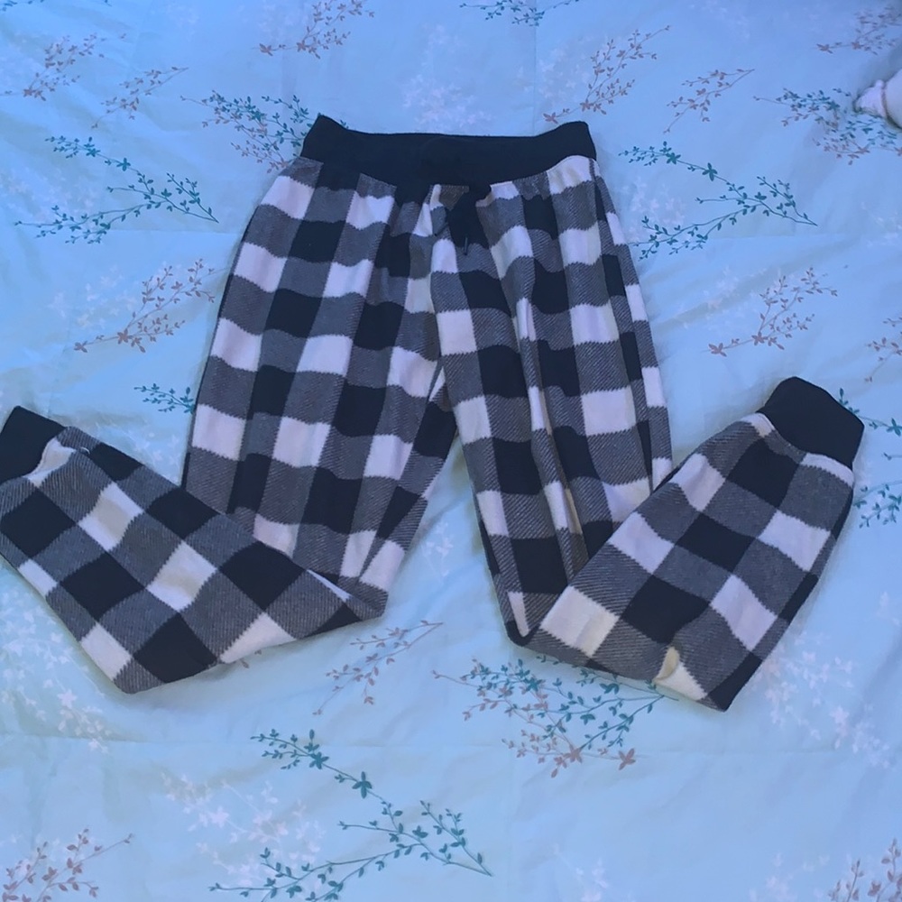 Plaid pj pants